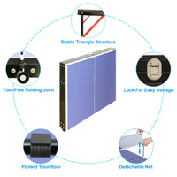 HKM-673299 Folding Portable Table Tennis Table Set for Convenient Play and Storage