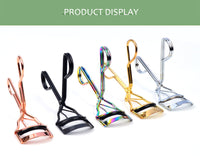 HKM-205843 Portable Eyelash Curler with Silicone Pad - Compact Beauty Tool for Curled 3D Lashes