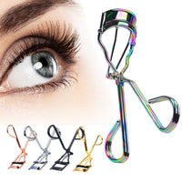 HKM-205843 Portable Eyelash Curler with Silicone Pad - Compact Beauty Tool for Curled 3D Lashes