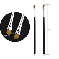 HKM-175059 Portable Eyebrow Trimming Brush Tool with Eyebrow Pencil, 163mm Length