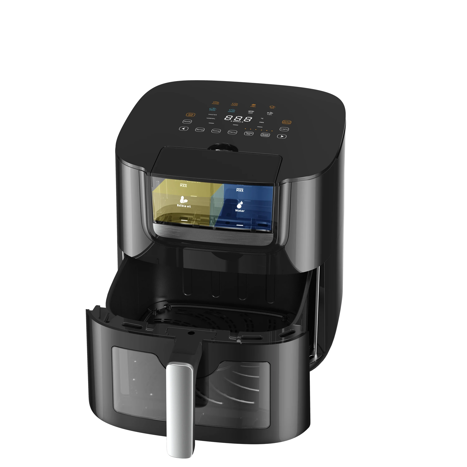 KTX-680595 7L Auto-Spray Air Fryer with Fast Heating Technology, Oil-Free Cooking, Smart Digital Display