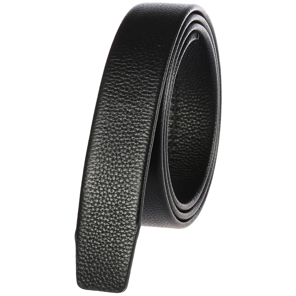 HKM-327187 Genuine Cowhide Automatic Buckle Belt for Men, Style LY36-131