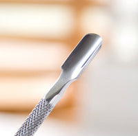 HKM-705363 Double-Headed Nail Remover with Semi-Circular Arc for Effective Manicure Care