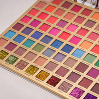 HKM-108371 88-Color Eye Shadow Palette - 39 Mattes, 39 Glitters & 10 Additional Glitters for Versatile Makeup Looks