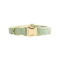 HKM-324883 Corduroy Pet Dog Collar - Durable Polyester in Multiple Sizes (XS-XL)