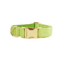 HKM-324883 Corduroy Pet Dog Collar - Durable Polyester in Multiple Sizes (XS-XL)