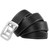 HKM-900051 Personalised Eagle Head Design Stainless Steel Buckle Leather Belt