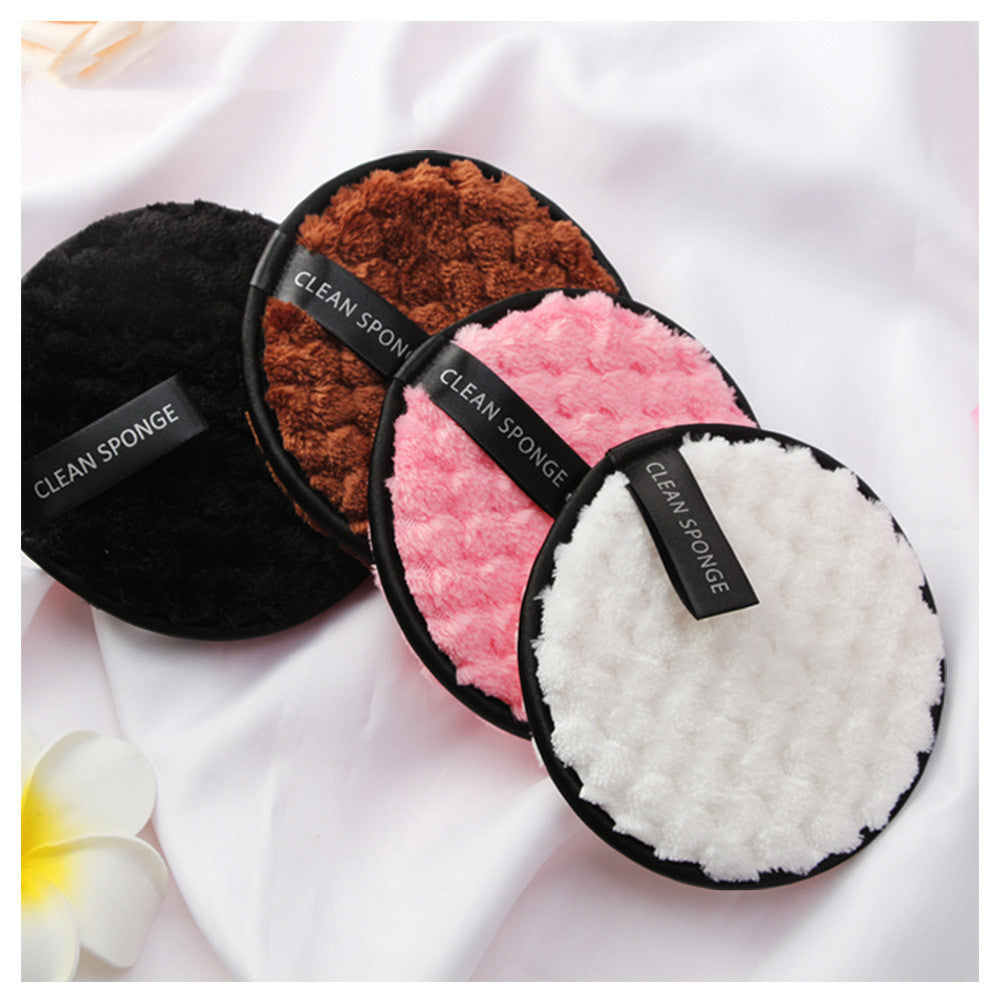 HKM-402131 Magic Lazy Man Water Makeup Removing Puff - 3 Pack Synthetic Sponge Set for Face Wash and Makeup Removal