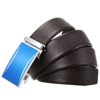 HKM-521491 Durable Automatic Buckle Belt for Men, Casual Design, Style 23003-5