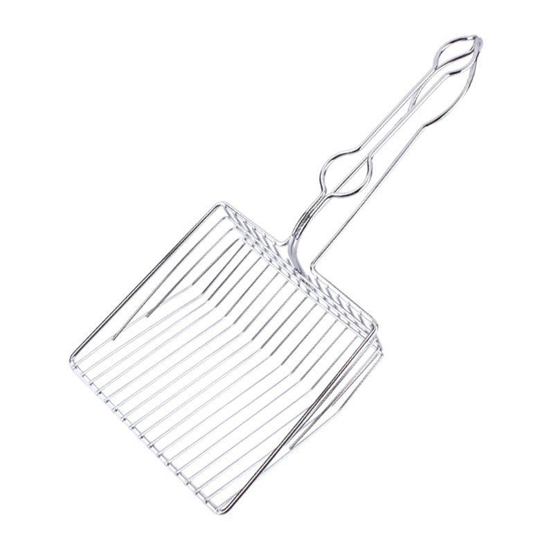 HKM-873491 Durable Iron Cat Cleaning Tool - Litter Shovel Scoop for Effortless Pet Care