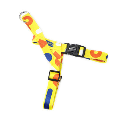 HKM-879955 Durable Nylon Cat Chest Strap with Comfortable Polyester Leash