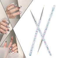 HKM-933011 3-Piece Nail Puller Pen Set for Precise Drawing - Gold & Silver Options
