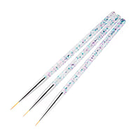 HKM-933011 3-Piece Nail Puller Pen Set for Precise Drawing - Gold & Silver Options