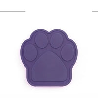 HKM-865107 Silicone Suction Cup Pet Bathing Bowl for Dogs with Paw Pad for Distraction
