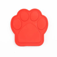 HKM-865107 Silicone Suction Cup Pet Bathing Bowl for Dogs with Paw Pad for Distraction