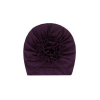 HKM-970067 Bloom Flower Knot Headband for Toddlers - Elastic Infant Turban Beanie Cap, Soft Cotton Blend, Fall & Winter Wear