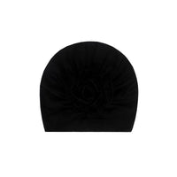 HKM-970067 Bloom Flower Knot Headband for Toddlers - Elastic Infant Turban Beanie Cap, Soft Cotton Blend, Fall & Winter Wear