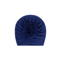 HKM-970067 Bloom Flower Knot Headband for Toddlers - Elastic Infant Turban Beanie Cap, Soft Cotton Blend, Fall & Winter Wear