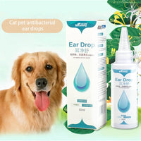 HKM-513939 Pet Ear Cleaning Liquid - 60ml, Effective Ear Wash for General Use, Green Formula