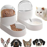 HKM-874835 Automatic Cat Feeder and Water Dispenser Set - 2L Capacity, BPA-Free Plastic, Easy to Clean, Ideal for Cats and Small Pets
