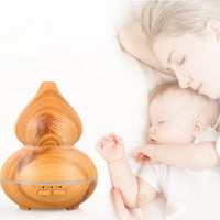 HKM-397907 150ml Ultrasonic Wood Grain Aromatherapy Humidifier for Improved Air Quality and Relaxation