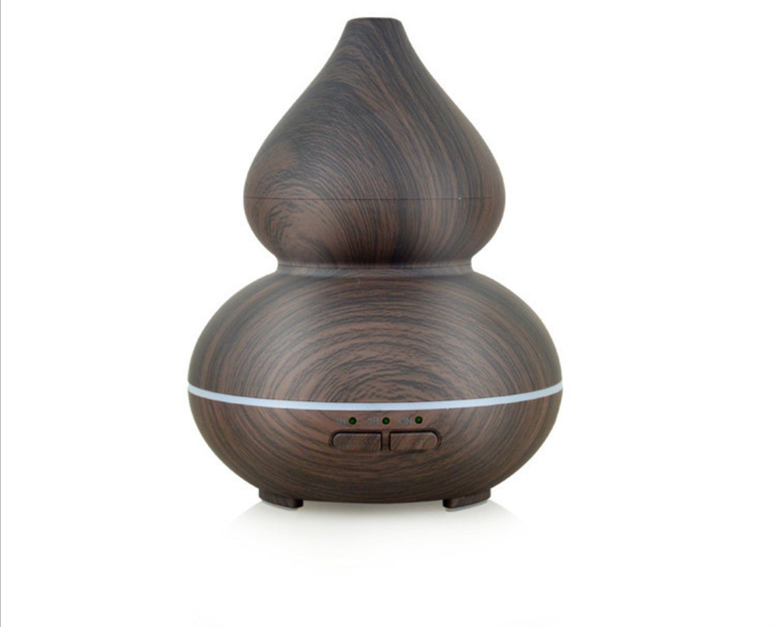 HKM-397907 150ml Ultrasonic Wood Grain Aromatherapy Humidifier for Improved Air Quality and Relaxation