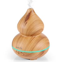 HKM-397907 150ml Ultrasonic Wood Grain Aromatherapy Humidifier for Improved Air Quality and Relaxation