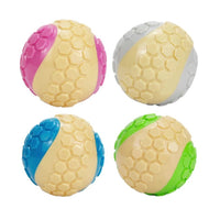 HKM-514067 TPR Color Matching Grid Ball - Interactive, Bite-Resistant Dog Toy for Engaging Playtime