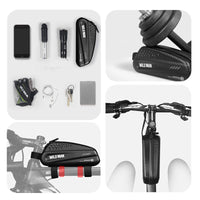 HKM-348243 Durable Hard Shell Saddle Bag for Road and Mountain Biking Accessories