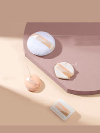 HKM-593299 Base Makeup Companion Puff Set for Adults - Versatile Makeup Application Tools in Yellow