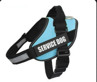 HKM-008723 Reflective Nylon Pet Traction Chest Strap with Adjustable Fit and Stainless Steel Ring