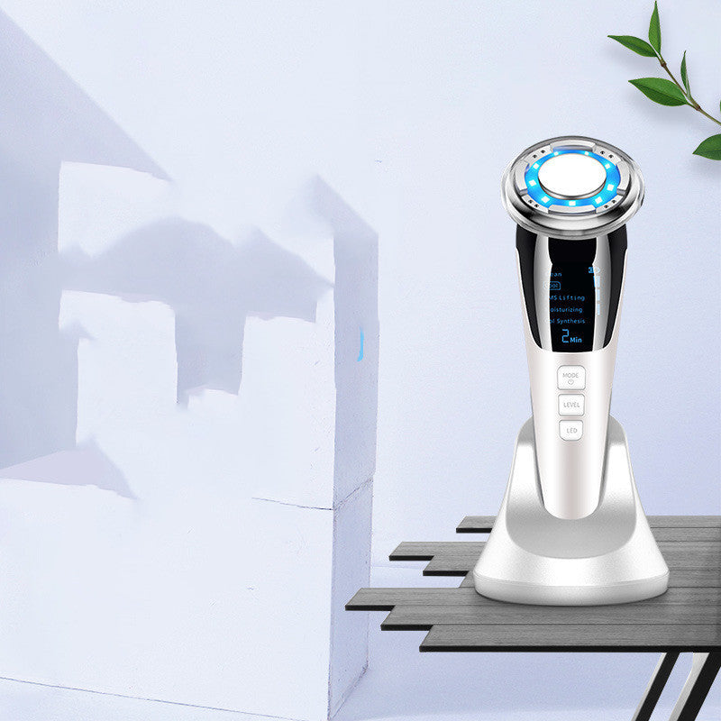 HKM-832403 Dual Temperature Skin Massager - Hot & Cold Therapy Device for Facial and Body Relaxation