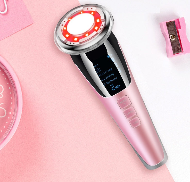 HKM-832403 Dual Temperature Skin Massager - Hot & Cold Therapy Device for Facial and Body Relaxation