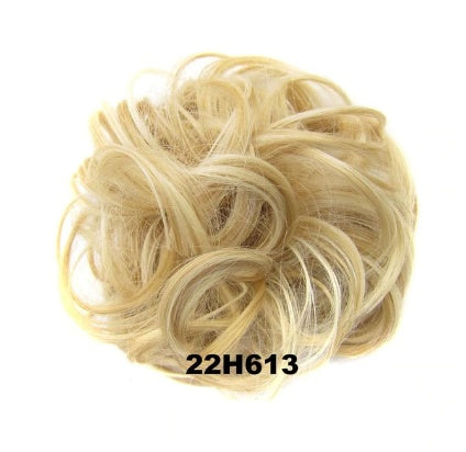HKM-362131 Vibrant Colorful Hair Rings - 46 Shades for Styling and Accessories