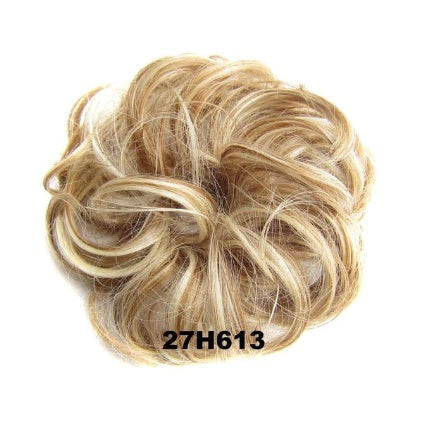HKM-362131 Vibrant Colorful Hair Rings - 46 Shades for Styling and Accessories