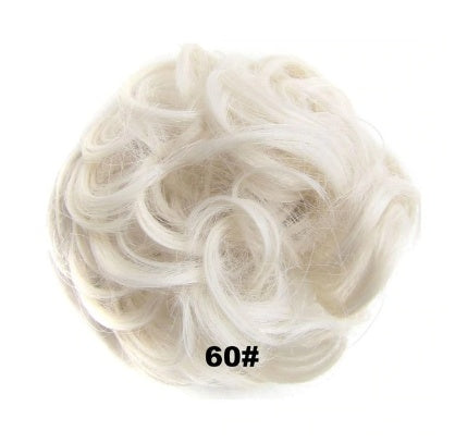 HKM-362131 Vibrant Colorful Hair Rings - 46 Shades for Styling and Accessories