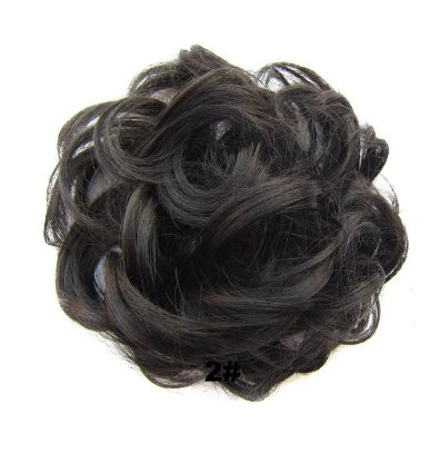 HKM-362131 Vibrant Colorful Hair Rings - 46 Shades for Styling and Accessories