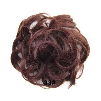 HKM-362131 Vibrant Colorful Hair Rings - 46 Shades for Styling and Accessories