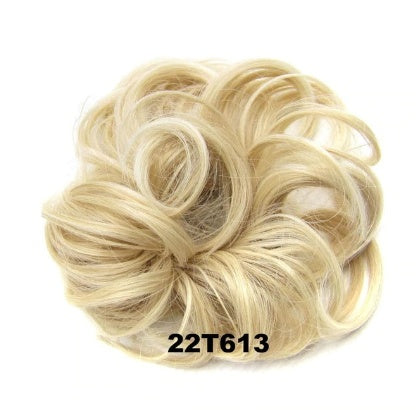 HKM-362131 Vibrant Colorful Hair Rings - 46 Shades for Styling and Accessories