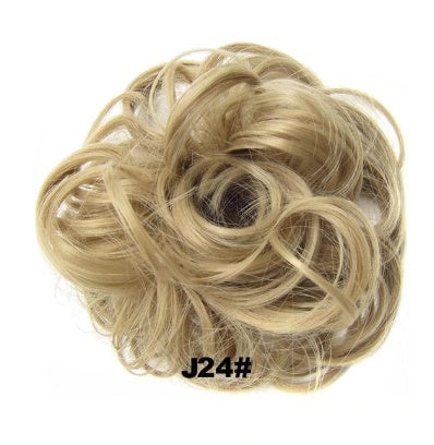 HKM-362131 Vibrant Colorful Hair Rings - 46 Shades for Styling and Accessories