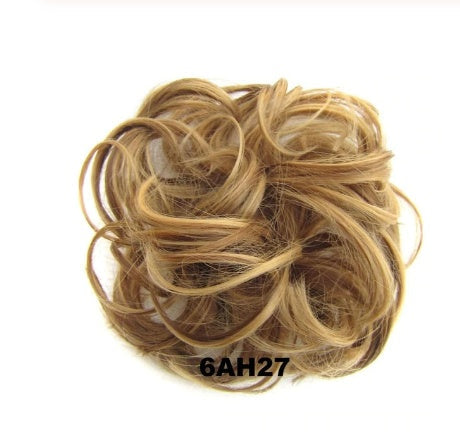 HKM-362131 Vibrant Colorful Hair Rings - 46 Shades for Styling and Accessories