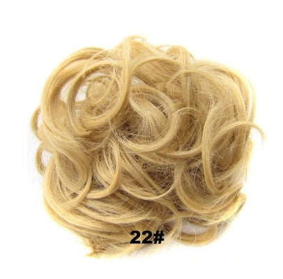 HKM-362131 Vibrant Colorful Hair Rings - 46 Shades for Styling and Accessories