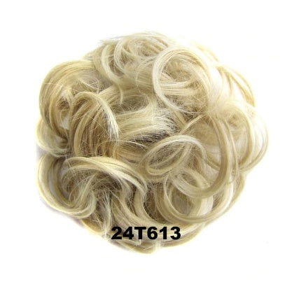 HKM-362131 Vibrant Colorful Hair Rings - 46 Shades for Styling and Accessories