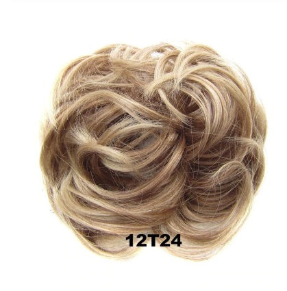 HKM-362131 Vibrant Colorful Hair Rings - 46 Shades for Styling and Accessories