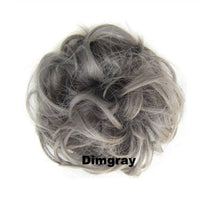 HKM-362131 Vibrant Colorful Hair Rings - 46 Shades for Styling and Accessories