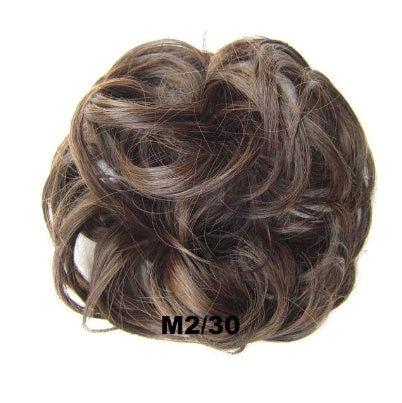 HKM-362131 Vibrant Colorful Hair Rings - 46 Shades for Styling and Accessories