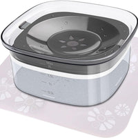 HKM-840915 2L No Spill Dog Water Bowl - Large Capacity Slow Feeder with Anti-Splash Design for Messy Drinkers and Cats