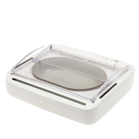 HKM-099411 Automatic Induction Pet Feeder with Stainless Steel Double Bowl for Odor-Free Feeding