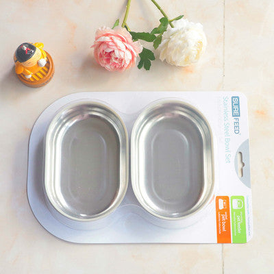 HKM-099411 Automatic Induction Pet Feeder with Stainless Steel Double Bowl for Odor-Free Feeding