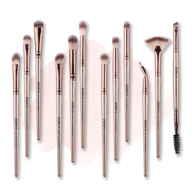HKM-788755 ZOREYA Soft Makeup Brush with Long Handle and Man-Made Fiber Bristles - 17CM Length